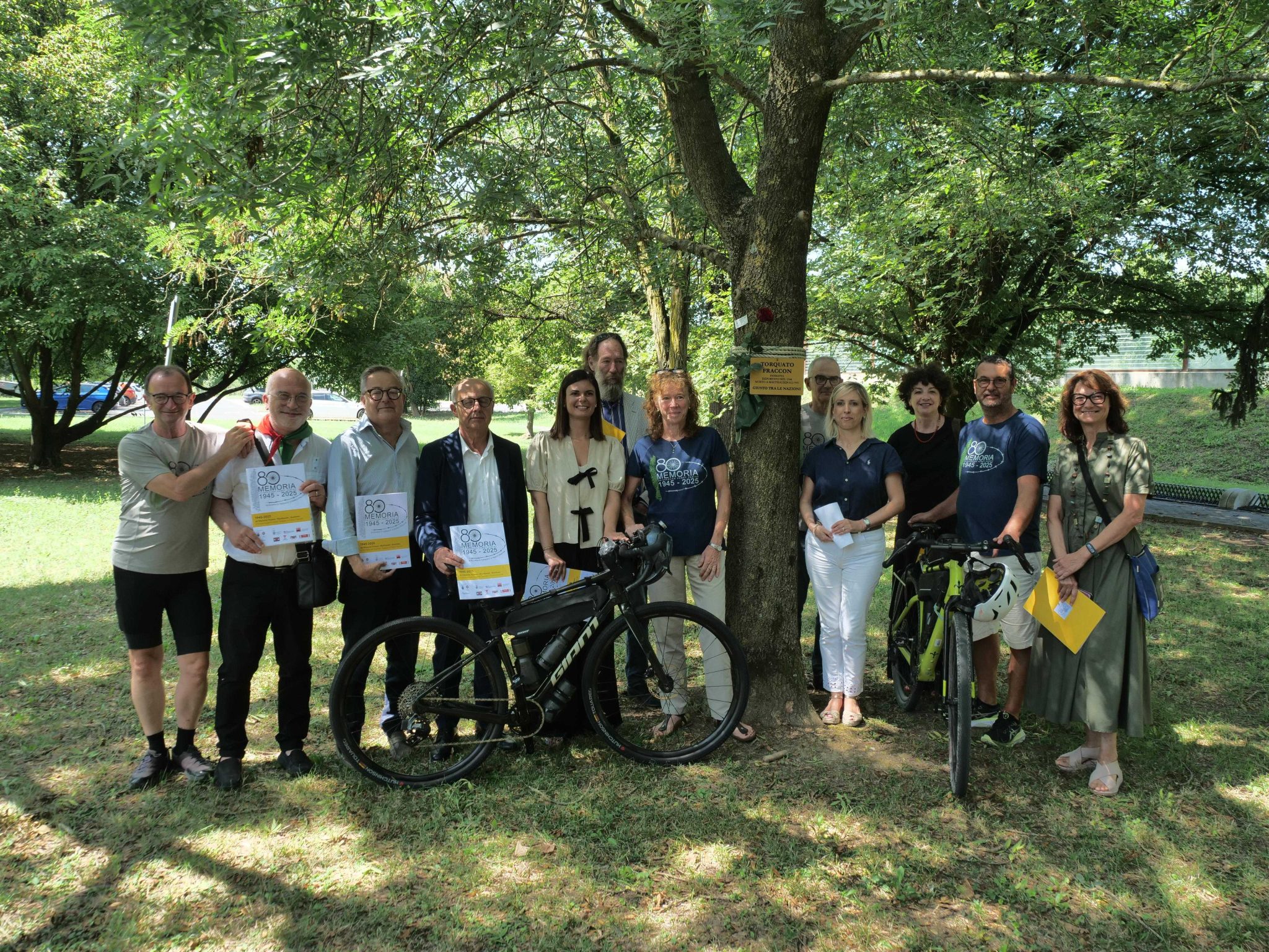 REMEMBRANCE – From Vicenza to Auschwitz by bike to remember the heroism of father and son partisans Fraccon