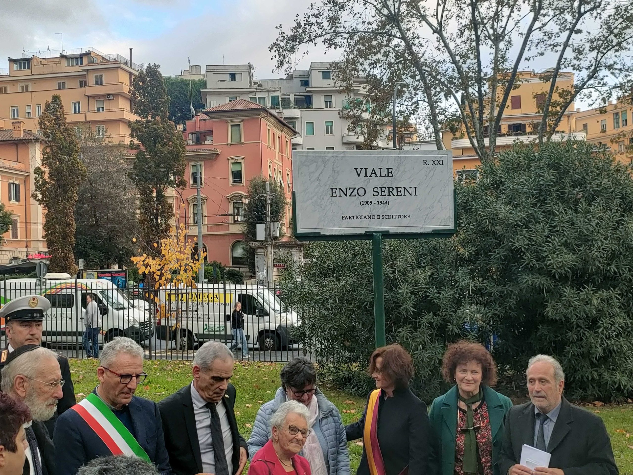 ROMA – Viale del Parco della Resistenza intitolato a Enzo Sereni