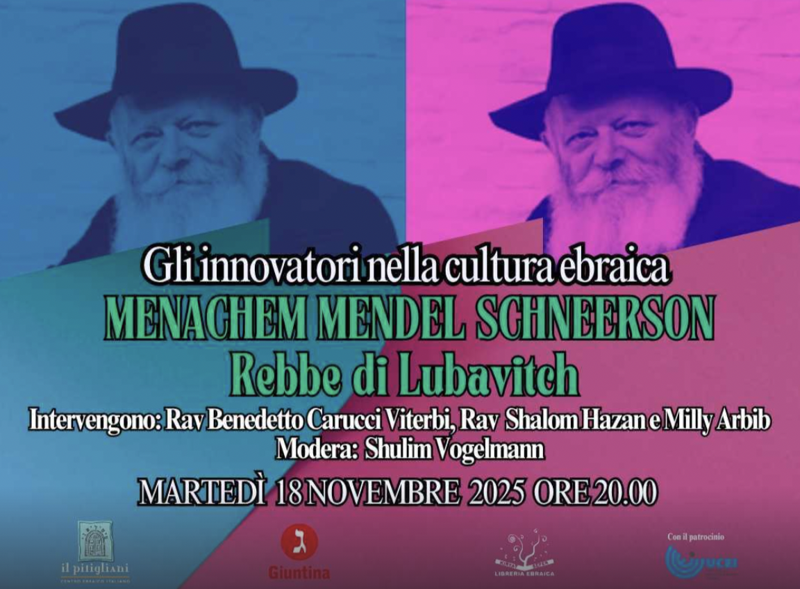 APPUNTAMENTI – A Roma una serata in ricordo del Rebbe