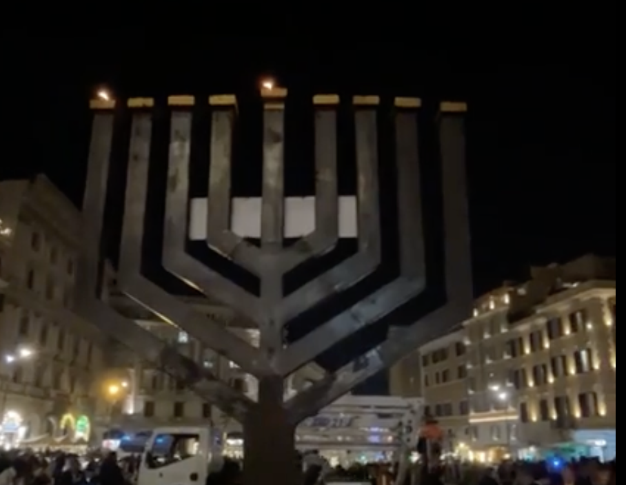 Hanukkah Lights Illuminate Jewish Italy