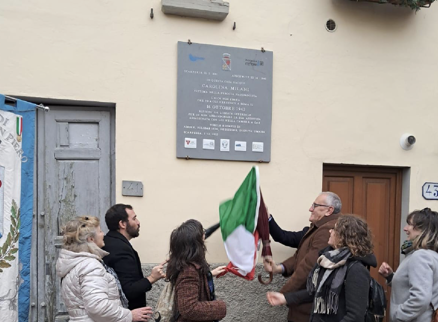 SCARPERIA – Una targa in ricordo di Carolina Milani e della sua scelta coraggiosa