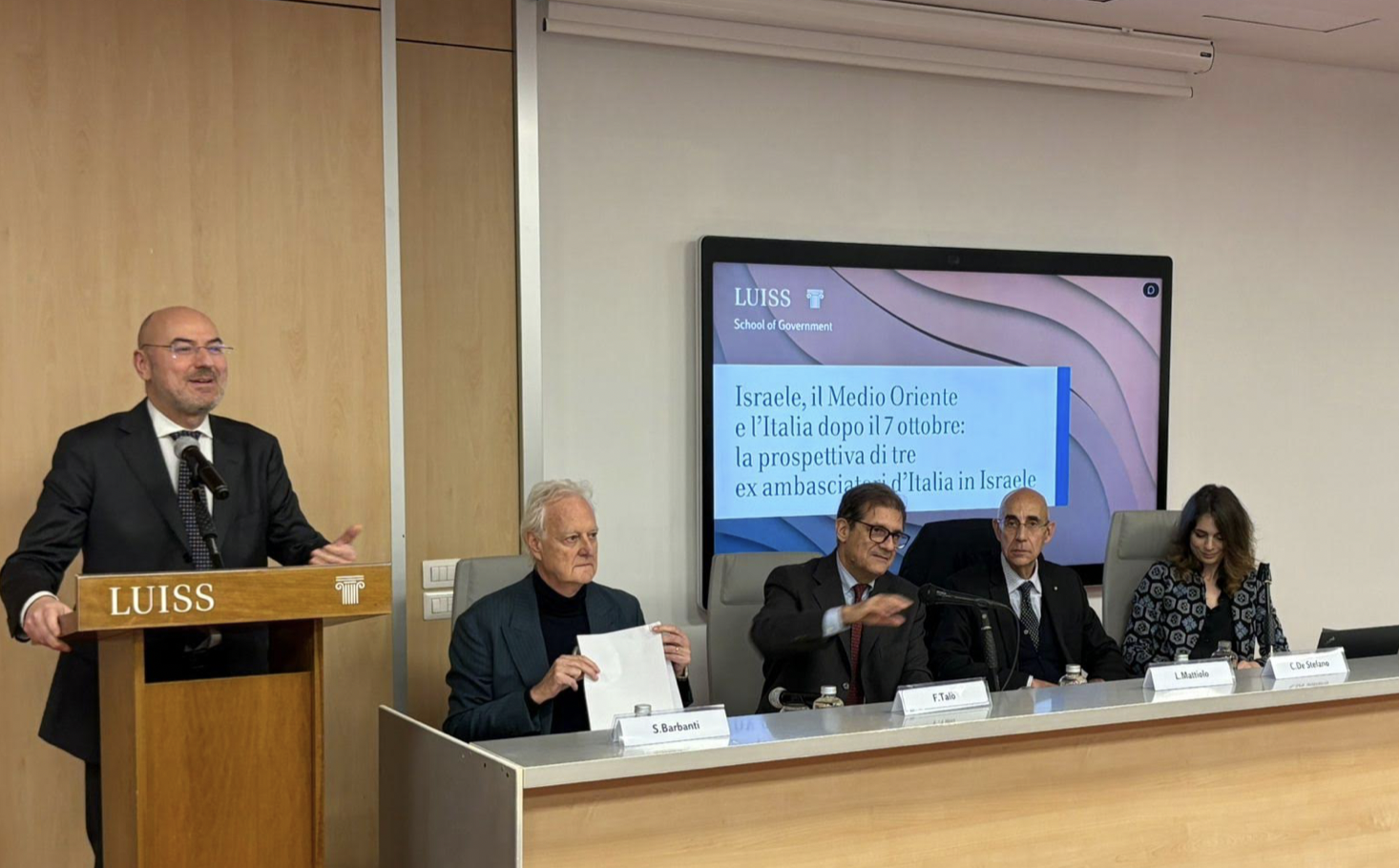 ROMA – La testimonianza di tre ex ambasciatori: «Cosa abbiamo capito di Israele»