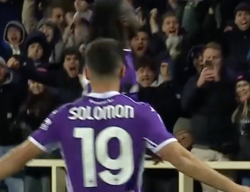 CALCIO – Solomon conquista Firenze, per lui solo applausi