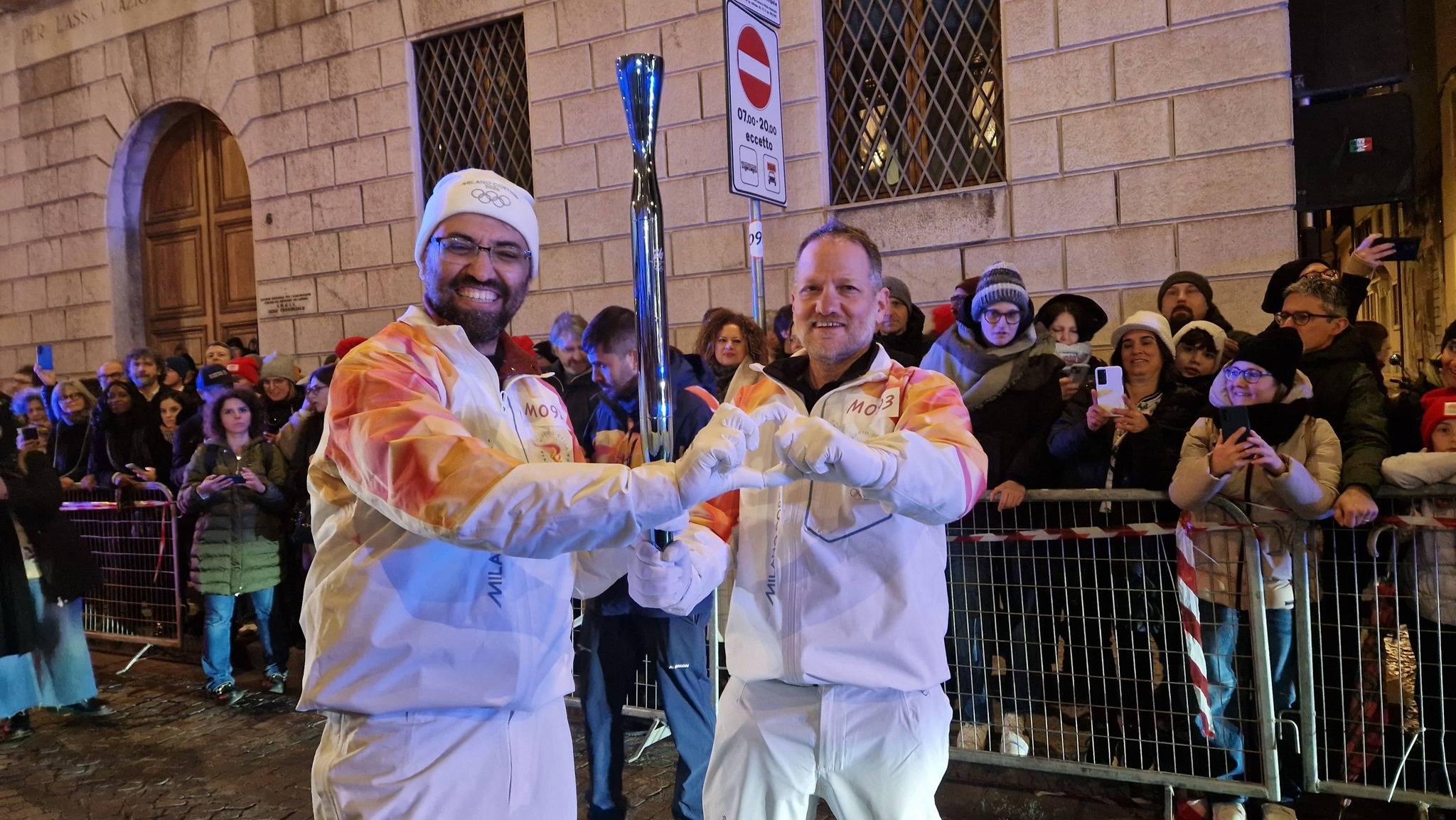 The Olympic Torch Delivers a Message of Peace for Middle East