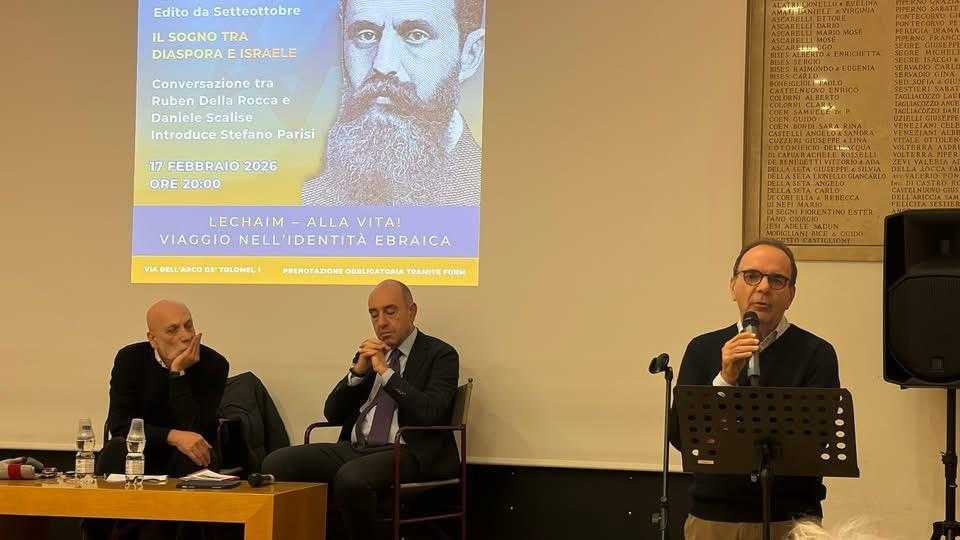 ROMA – Dialogo su sionismo apre ciclo incontri “Lechaim”
