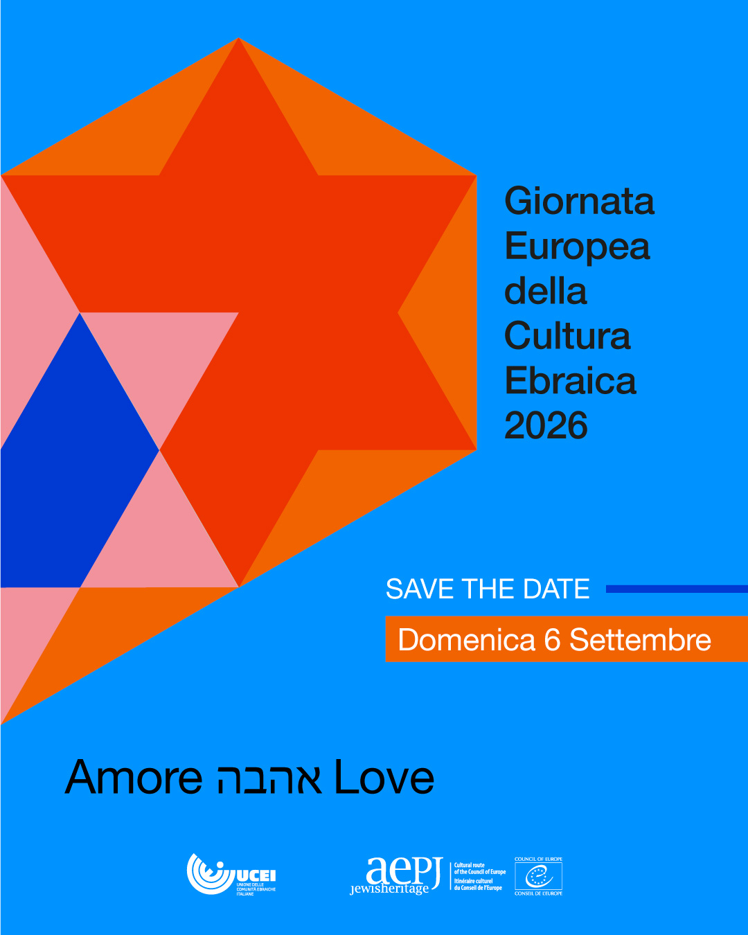 CULTURA – 6 settembre, una Giornata per parlare di amore