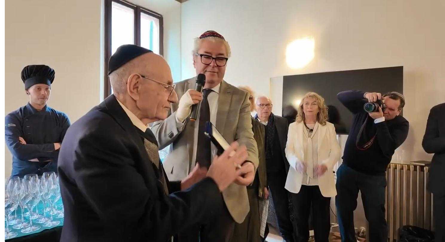 FERRARA – Festa in Comunità per i 90 anni di rav Caro