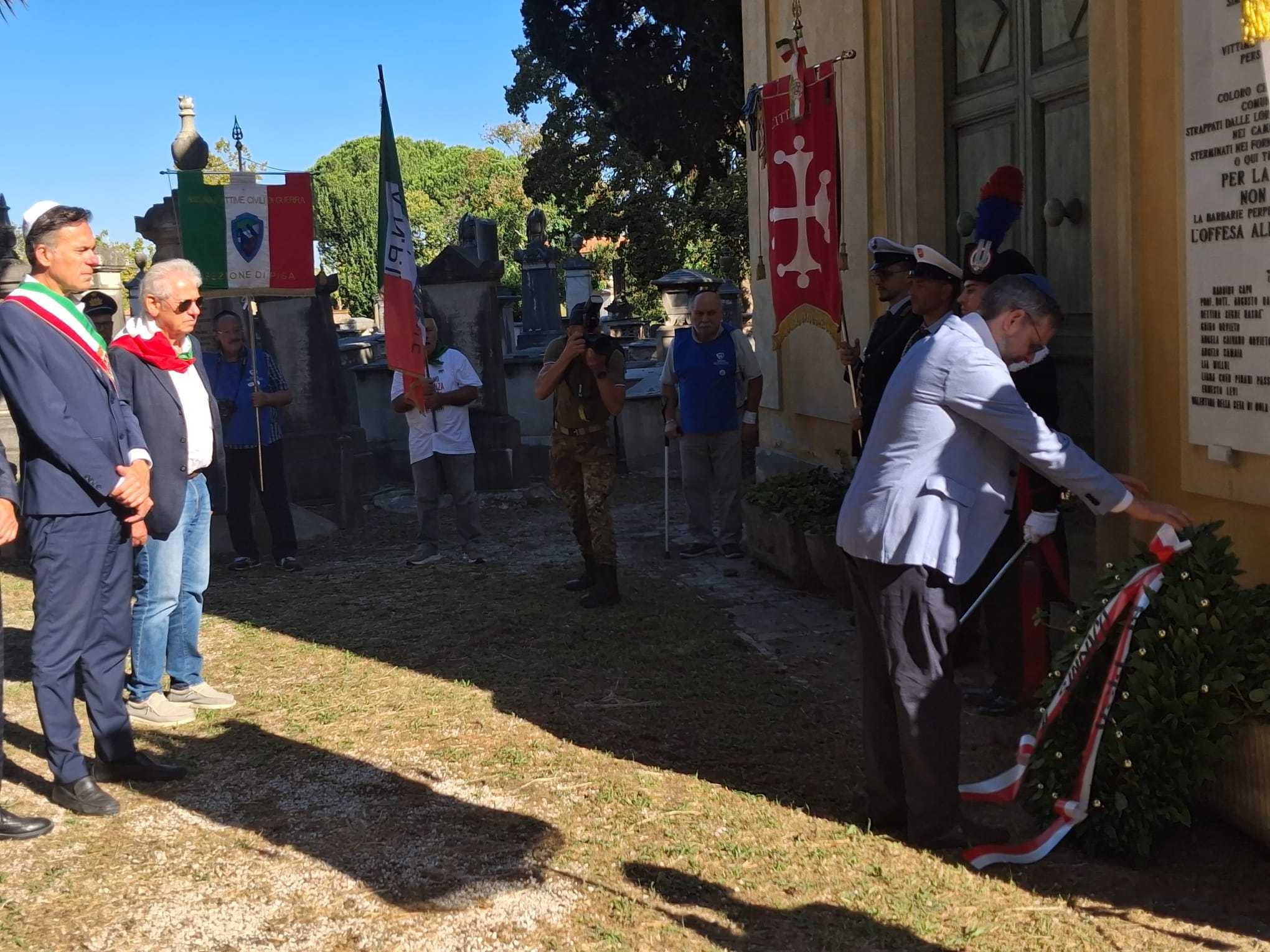 Ricordata firma leggi razziste a San Rossore